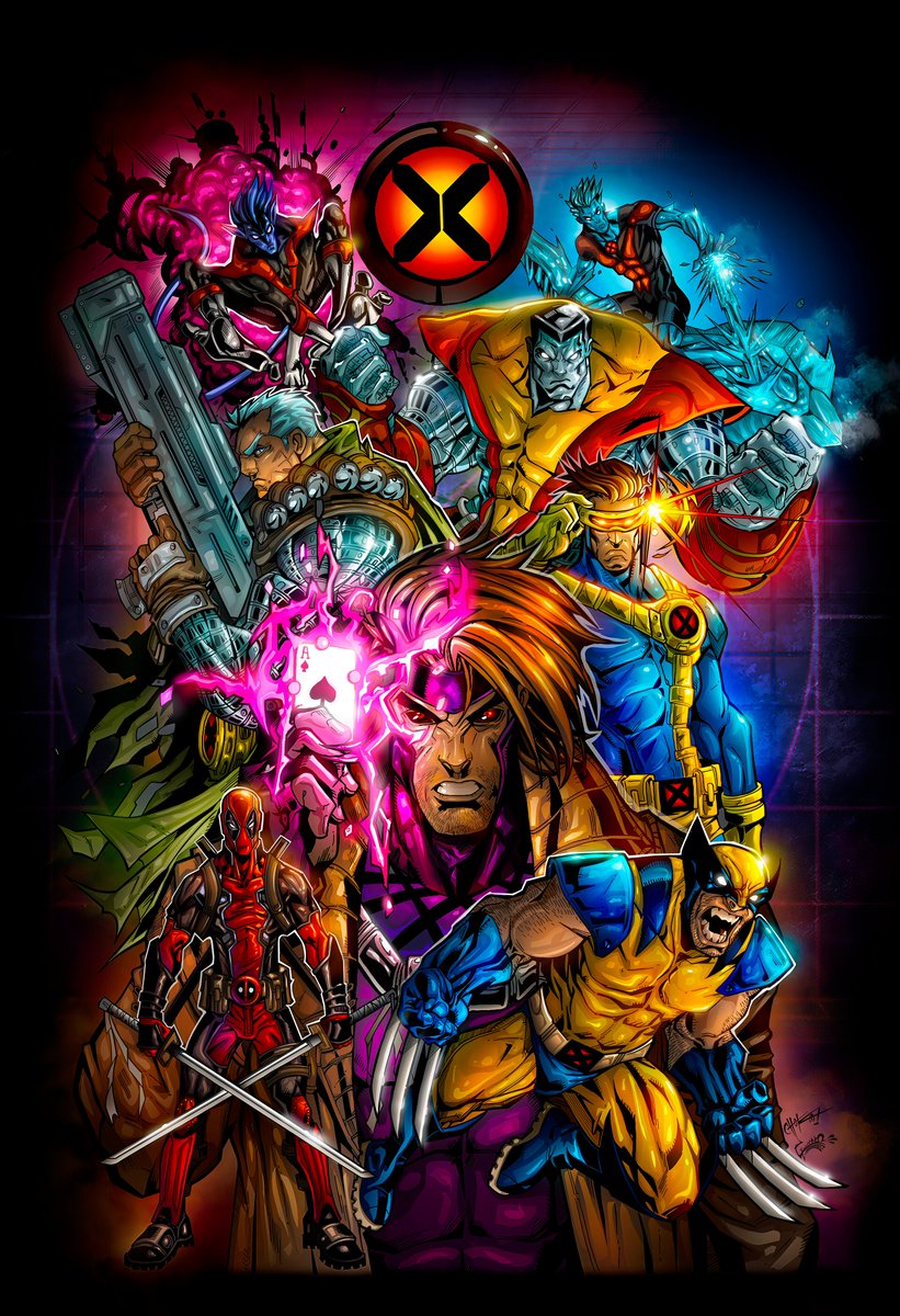 TextlessPoster's tweet photo. X-Men &amp; Deadpool💥 |  4K Wallpaper 🔥

FanArt by Alejandro Miranda Flores &amp; Guillermo Guerrero ✅

#XMen #FanArt #MarvelComics #FanArt https://t.co/cd05pdATr2