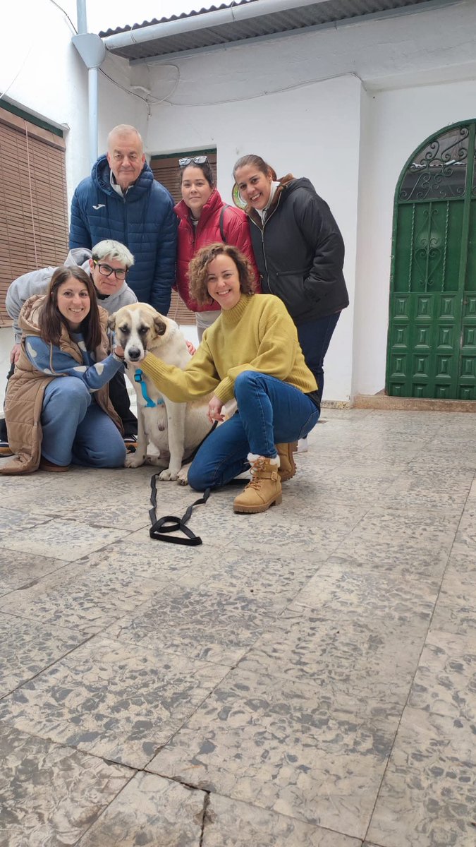 Cuando el viento sopla a favor el destino acerca la esperanza ,y hoy #Niebla gracias a AREA tuvo un nuevo presente,y Rocio y Mónica su nueva familia,le dará el futuro que merece,en estos días #Boro y #Niebla han sido un poco de todos,y es que todo,no puede ser malo,🐕🙏