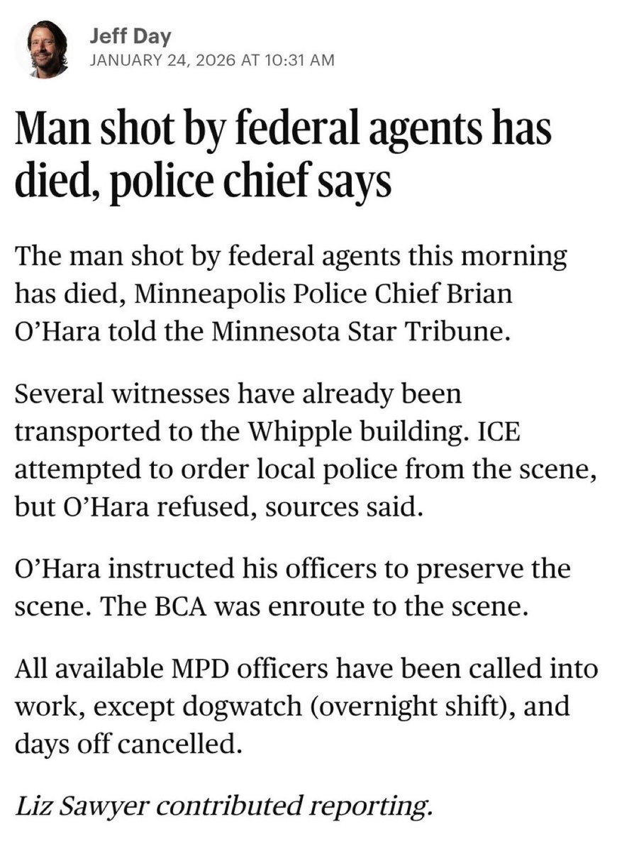 Star Tribune… witnesses detained, ICE tried to get rid of the police…

The cover up is well underway 

Where is the lady in the pink jacket?