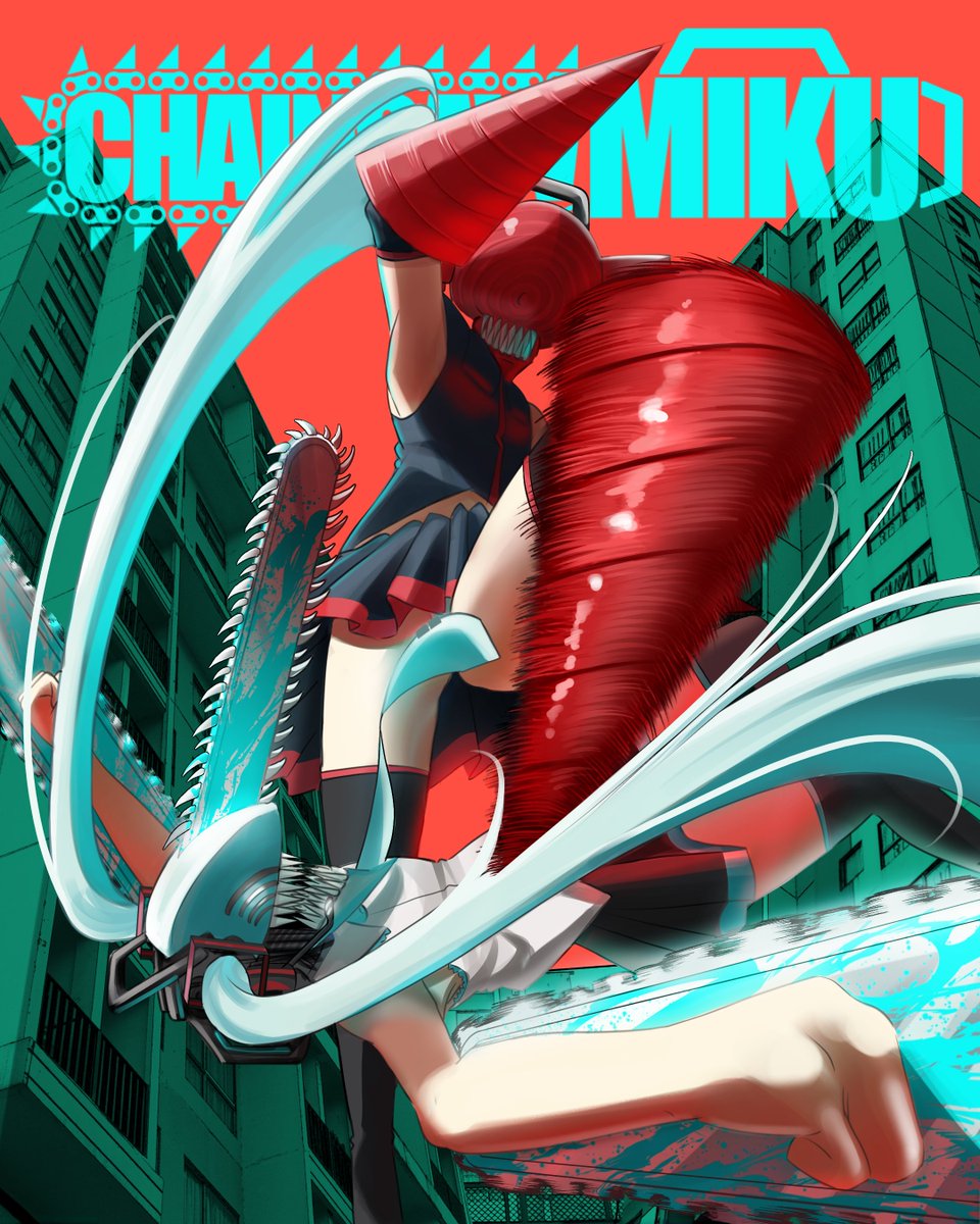 JoblessDodo's tweet image. Ah! I also drew a Chainsawman x Hatsune Miku fancomic called Chainsaw Miku btw!!
#初音ミク
#重音テト
