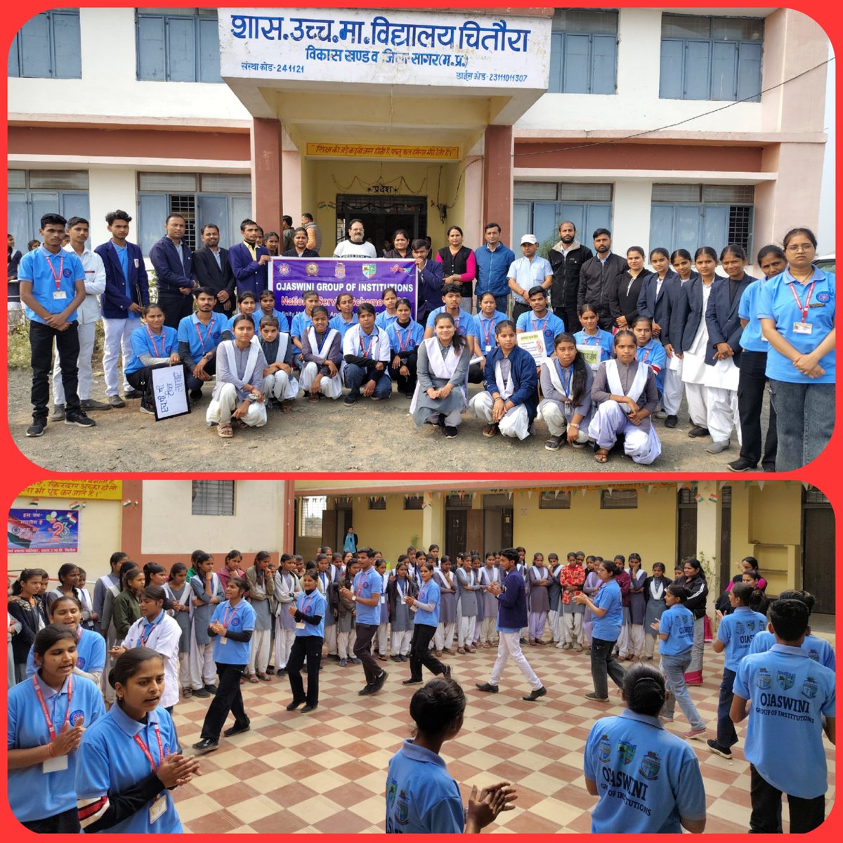 NSS_Infinity's tweet photo. #ग्राम #चितौरा में #NSS Unit एवं #Red_Ribbon_Club द्वारा #गर्भाशय #ग्रीवा #कैंसर एवं #एड्स जागरूकता पर #नुक्कड़_नाटक एवं #रैली का आयोजन किया गया।
@DrAshfaqNSS
@McbuNss @MPSACS 

@MYBharatHQ @_NSSIndia @NSSRDBhopal @collectorsagar @highereduminmp @mansukhmandviya @CMMohanYad72560 https://t.co/DgAve3jUAu