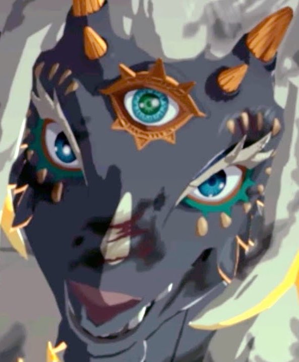 Valeska_Loki's tweet image. I love when Nintendo decides to give some of their characters 2 iris colors. It’s just a unique design detail. 
(Zonai only have this on their third eye, which is neat)