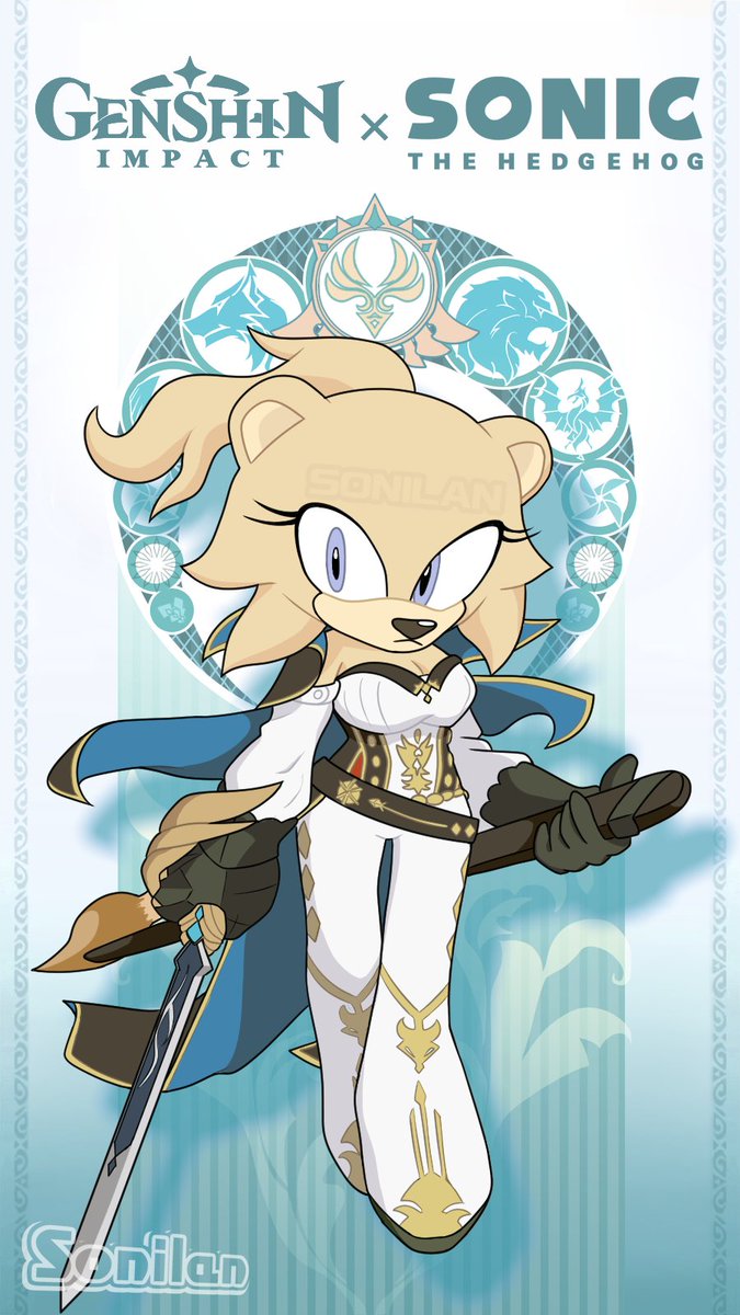 Sonilan64's tweet photo. SONIC-IFIED Jean from Genshin Impact!
Jean the Lion🦁
#sonicthehedgehog #sonicfanart #genshin #jean #Genshinlmpact #Genshinfanart https://t.co/xuRRanZXe4