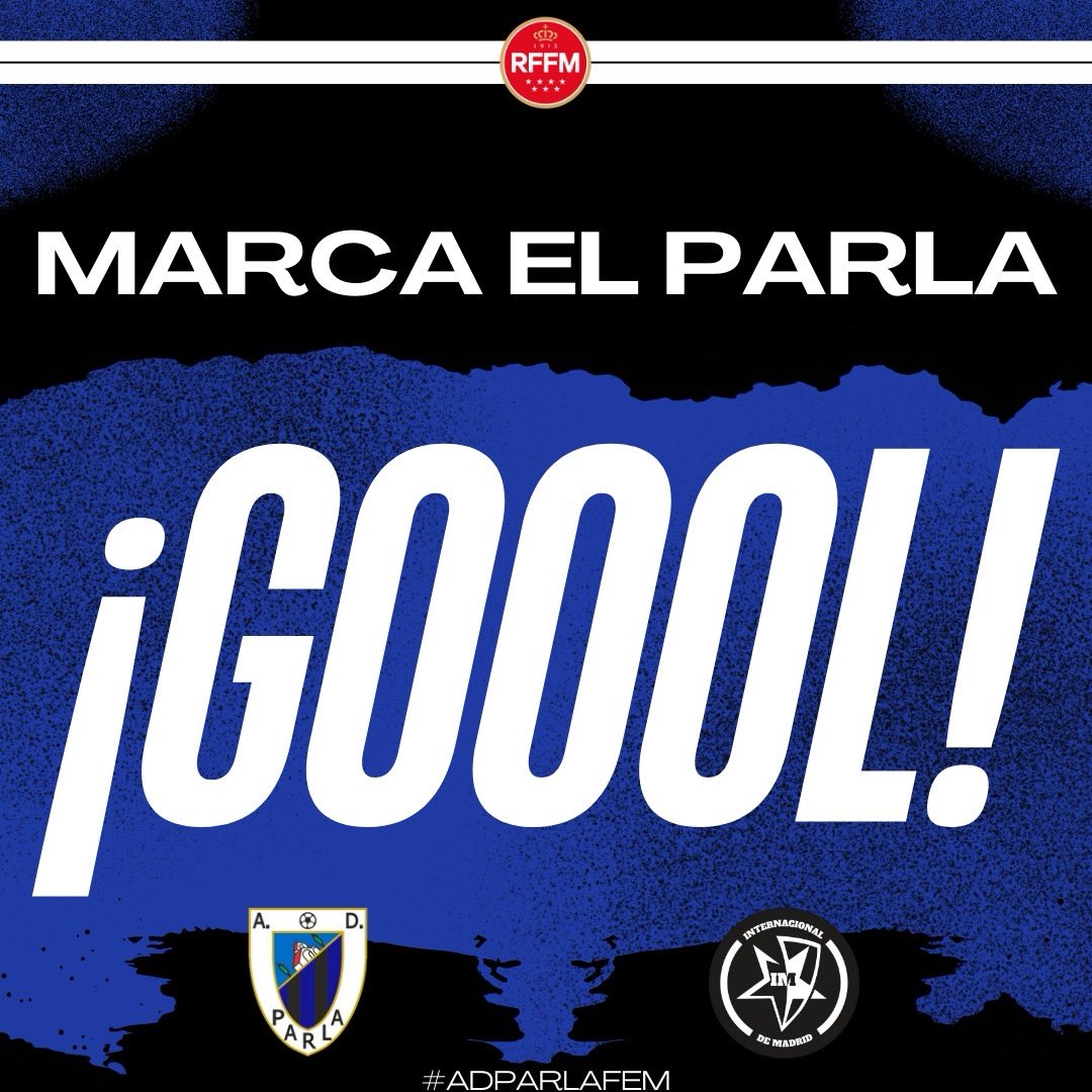 ⏱ 12’|GOOOOOOL DEL PARLA!
Gol de Miriam para empatar el partido!

<a href="/adparlafem/">A.D Parla Femenino</a> 1-1 <a href="/duxinteracademy/">duxinteracademy</a> 

#ParlaFemDux