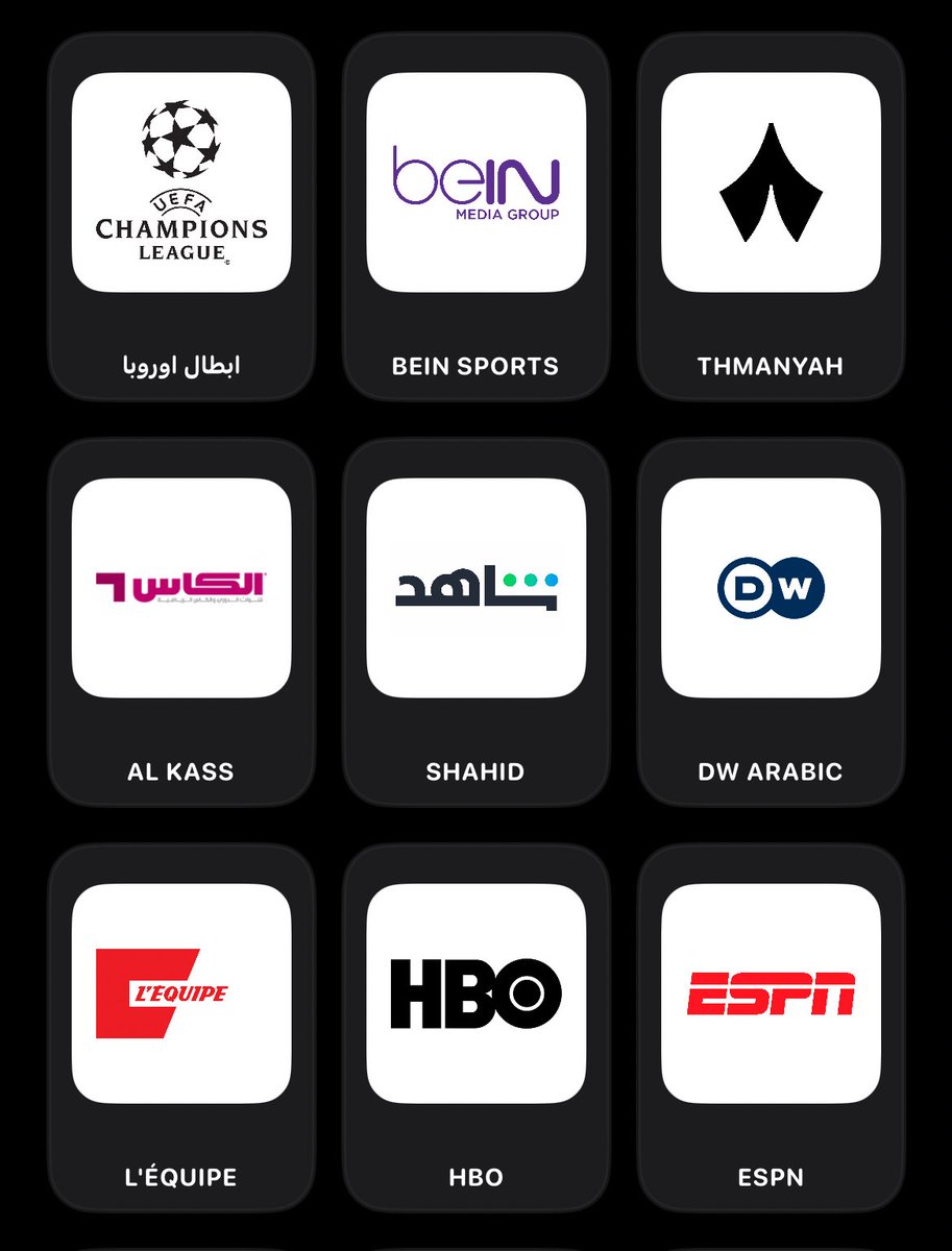 لا يفوتكم 

تطبيق فيه جميع القنوات الرياضه ( مجاناً ) 

رمز الدخول 5050

حملوه قبل يحذف و استمتعوا ⚽️✅

apps.apple.com/app/id67579242…