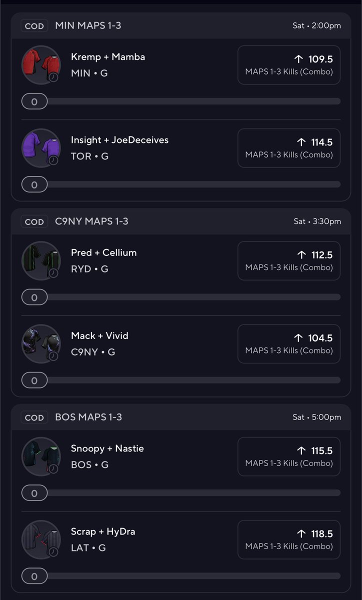HayWayLineups's tweet image. CDL LINEUPS 

@PrizePicks 
#prizepicks #callofdutyleague #CDL #lineups #major1 #prizepickswinning #prizepickslocks