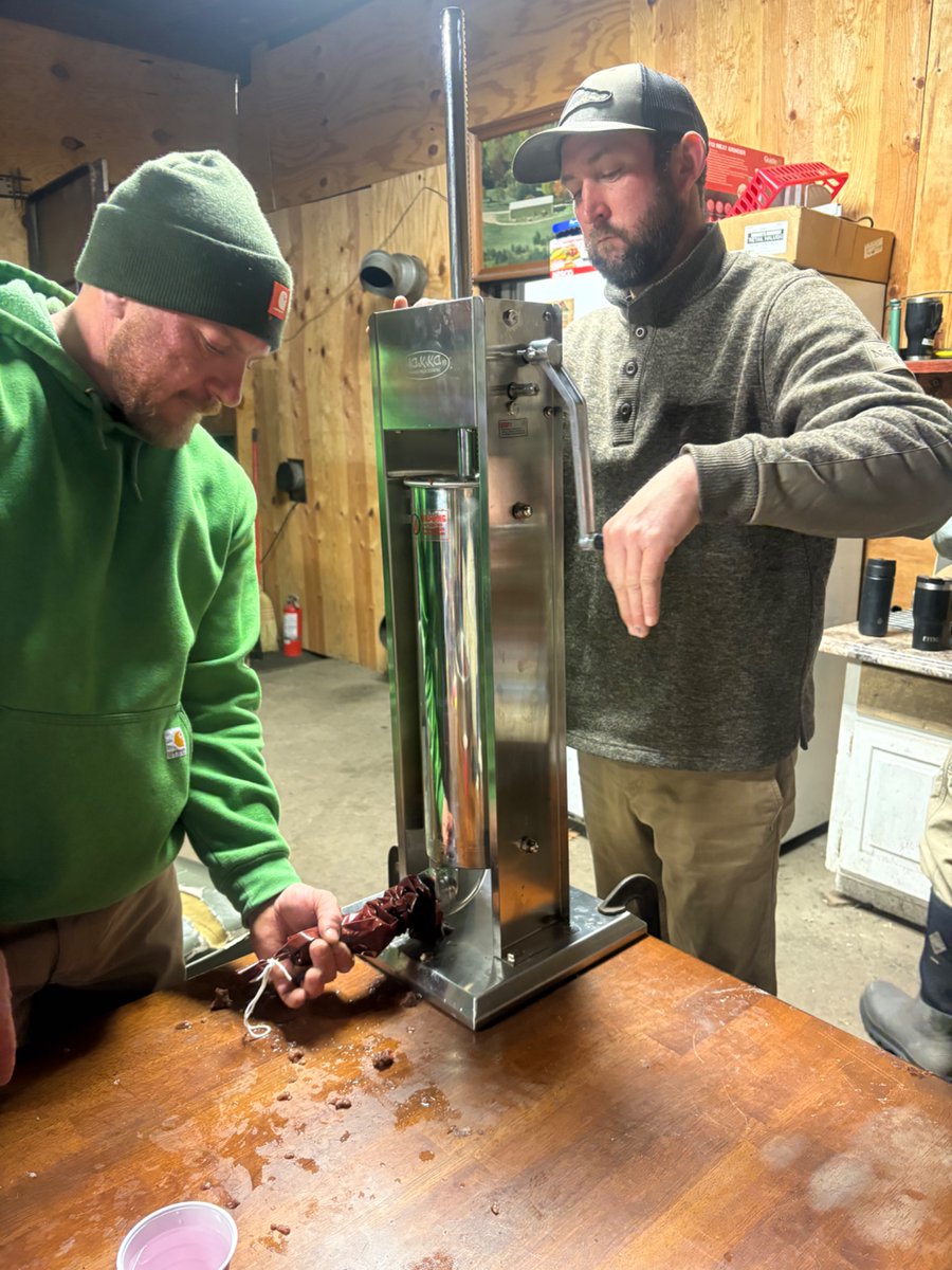 Deer bologna and sausage day in Laurel Mountain 😊