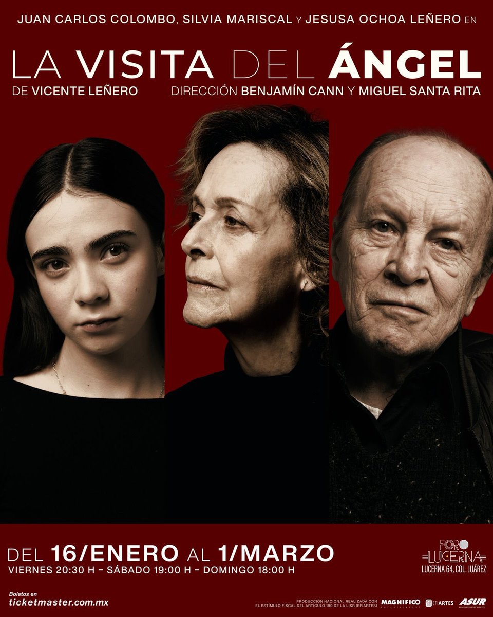 🎭 ¡REGALAMOS 10 PASES DOBLES!
La visita del ángel

5 pases dobles sáb
5 pases dobles dom

Dinámica:
⭐️ RT y Fav
⭐ Comenta cualquier video de nuestro YouTube 👉 youtube.com/@elintermediomx
⭐ Deja aquí:
Nombre + día que quieres ir + captura del comentario

🎟️ Ganadores al azar