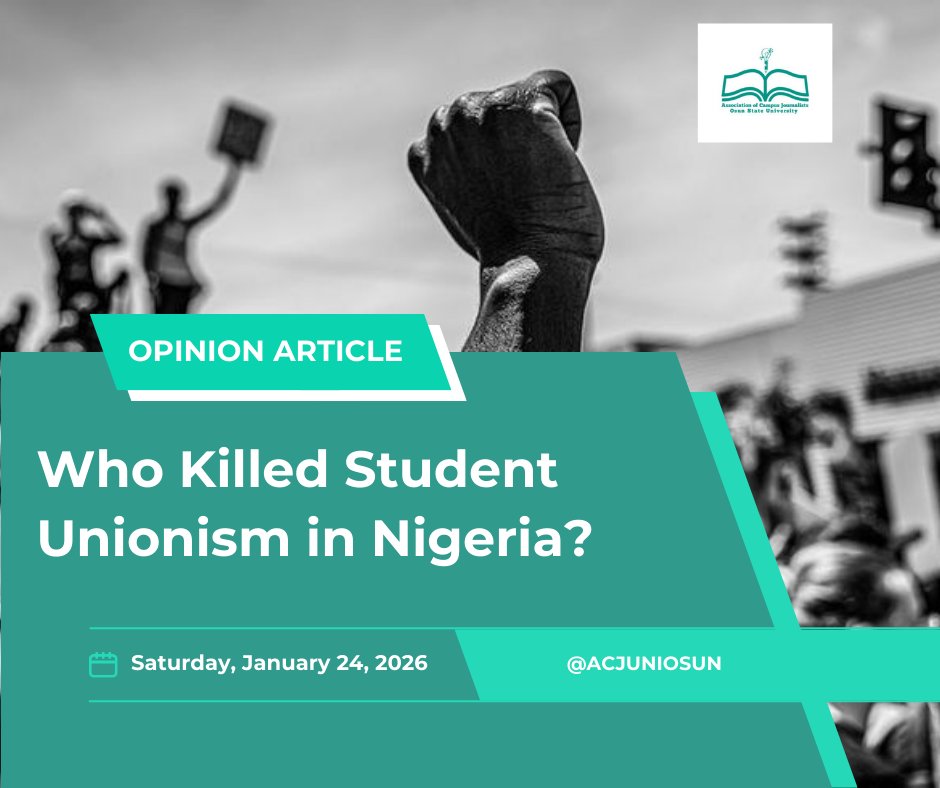 Association of Campus Journalists, UNIOSUN tweet media
