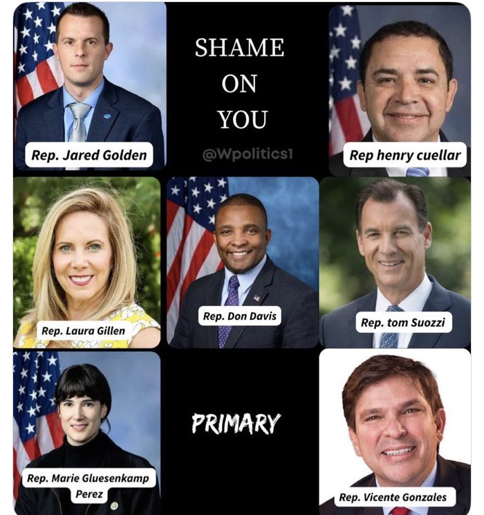 marlene4719's tweet image. In light of another ICE Nazi execution of an American citizen, here’s a little reminder that these seven scumbag Democrats voted for increased funding for ICE  and are complicit for their actions.