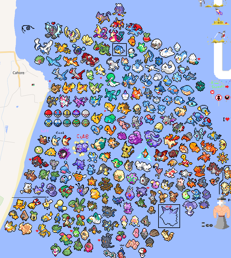 crazy how we all flocked to wplace and then got bored. anyway here are my lil areas on there

#wplace #pixelart #Pokemon #LGBTQ