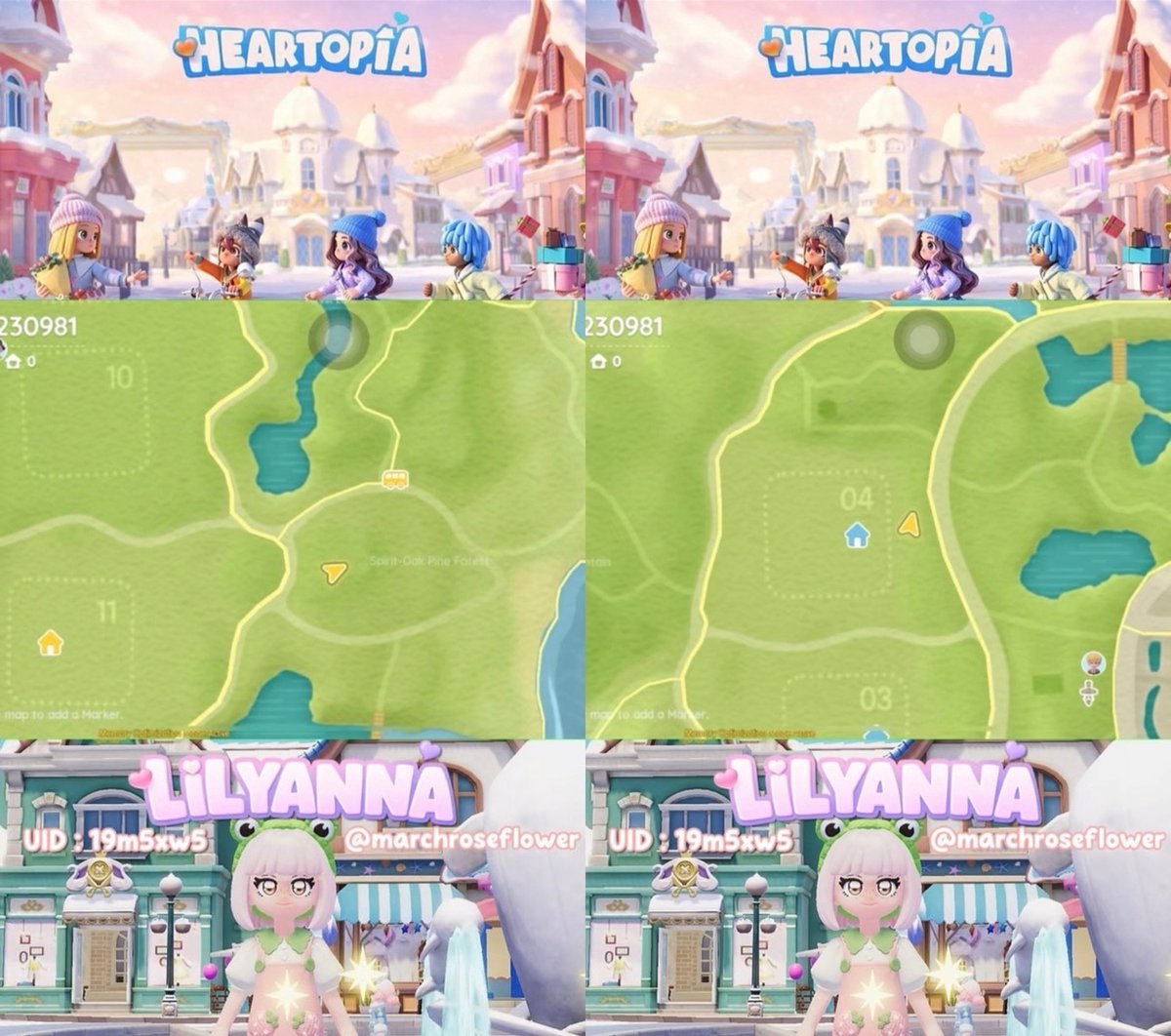 haiiiii! ini lokasi oak timber &amp; fluorite hari ini yaa!❤️ cr tt marchroseflower