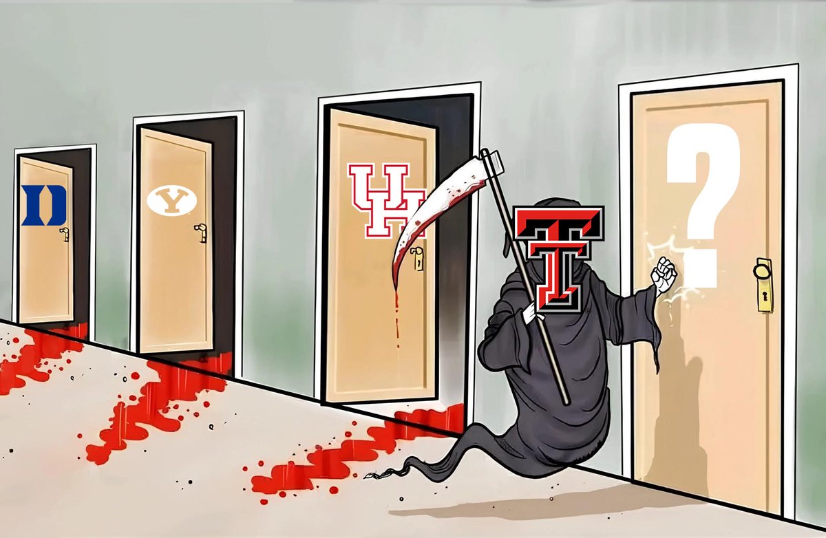 BYU, Duke, and Houston have 5 combined losses. 

3 of those 5 are to <a href="/TexasTechMBB/">Texas Tech Basketball</a> 

Who's their next victim? 🤔