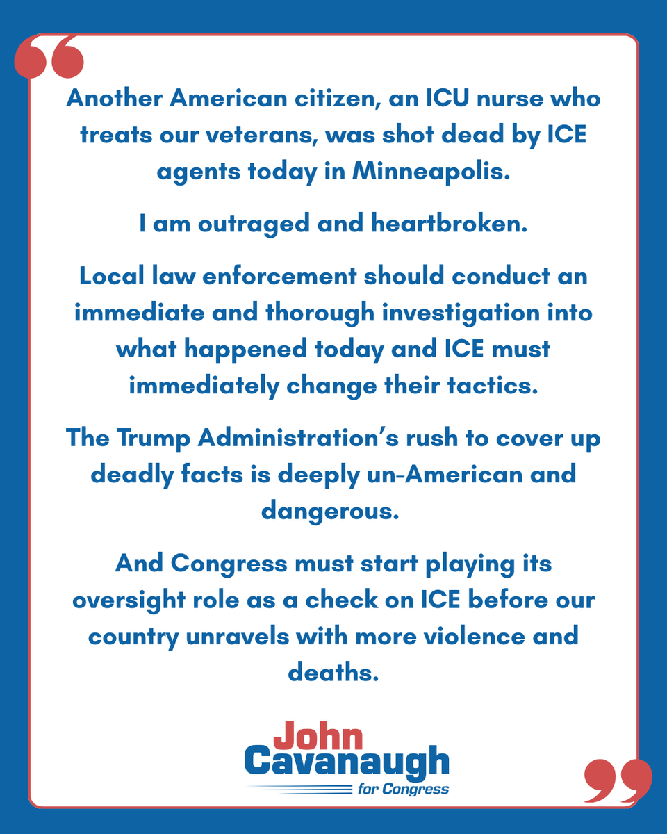 Another American citizen, and ICU nurse who treats our veterans, was shot dead by ICE agents.