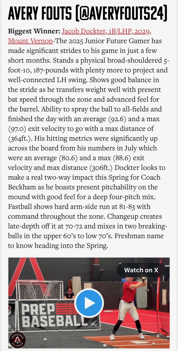 Jacob Dockter '29 tweet media