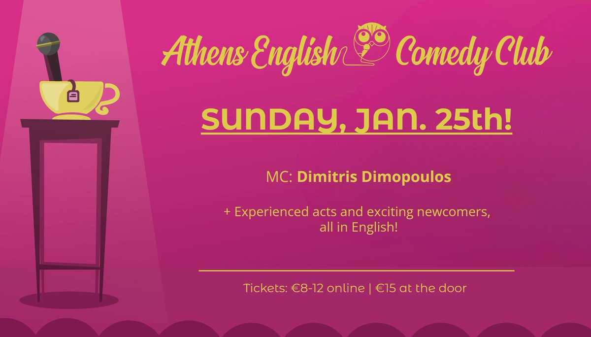 Athens English Comedy Club tweet media