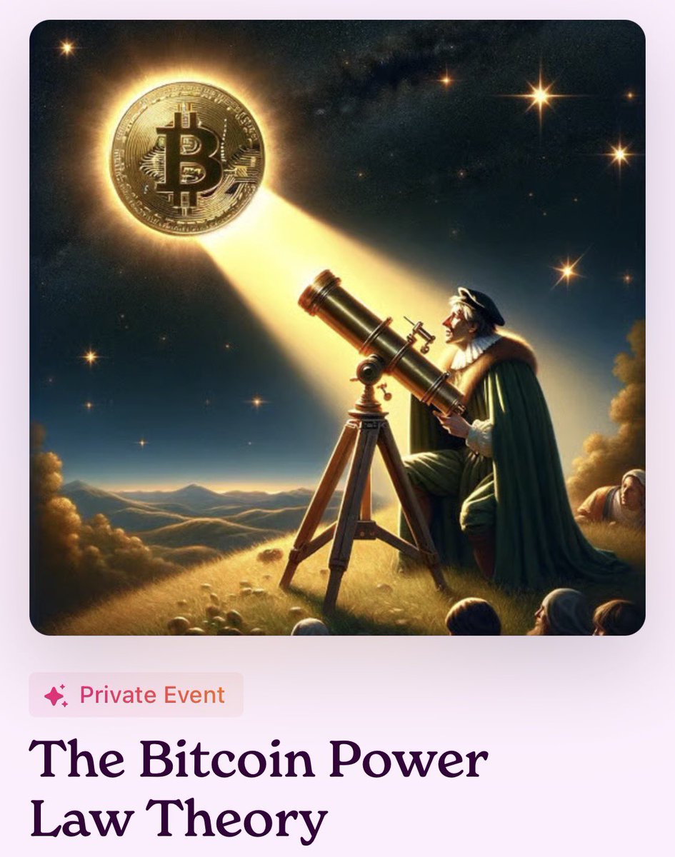 Join us at the Bitcoin Office in San Salvador for a special academic lecture  as Professor Giovanni Santostasi delivers a 2.5-hour in-depth session on  Bitcoin and the Power Law Theory - an