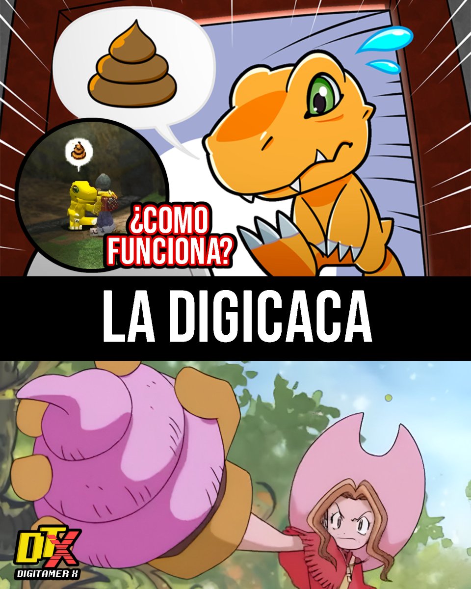DigitamerX's tweet photo. ❗ #DatosDigimon Random hasta que consiga novia #60

💩 ¿Que es exactamente la DigiPoop? Como funciona en los #Digimon?!

🌐 Los Digimon son seres de datos y todo lo que viven  modifica su información interna mediante un proceso llamado Sobrescritura...
#SabiasQue https://t.co/hylPLSt6c0