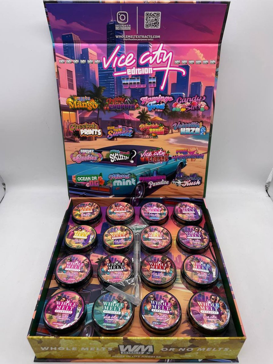 zenleafca's tweet image. Whole Melt Extracts 🔥💨

Multiple editions of Whole Melt live resin sugars!