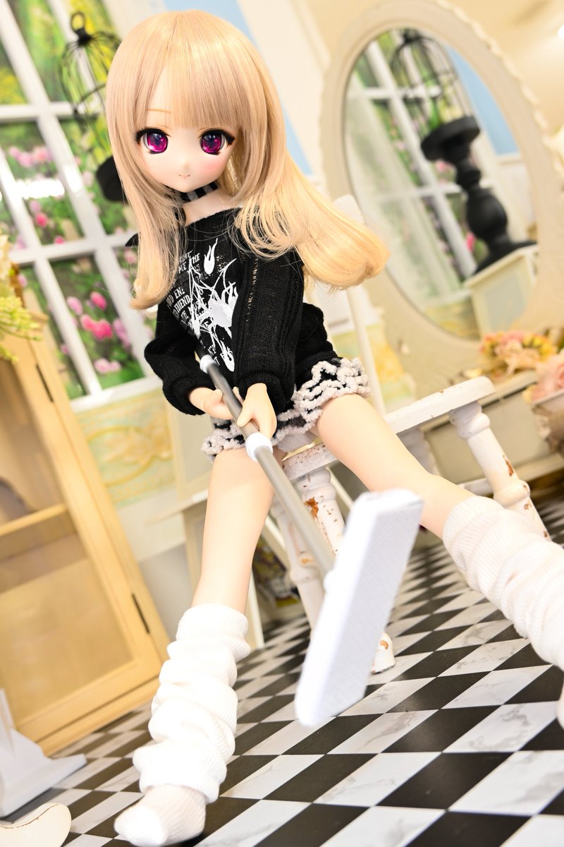 掃除〜☺️🎶 #MDDはいいぞ #あん娘 #ドールスタジオaile