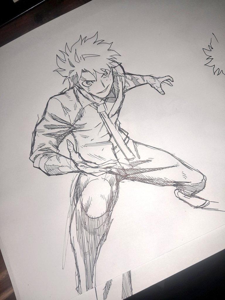 Averageguy004's tweet photo. You have no idea how much I love drawing adult Deku https://t.co/SL1snQkaQS