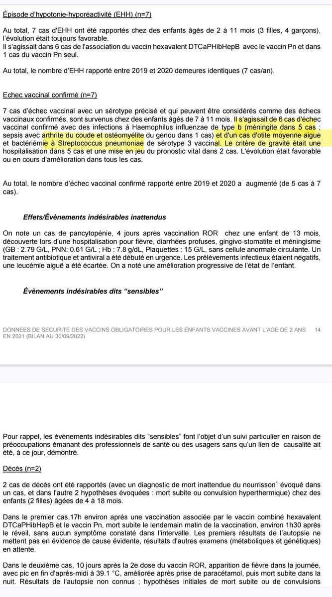 Écoutez Buzyn❗️👇
<a href="/agnesbuzyn/">Agnès Buzyn</a> 
Malheureusement, les #vaccins pédiatriques ont des risques graves, sont nocifs et dangereux ! 
Ils causent des #myocardites fulminantes et des décès !
C'est écrit sur les rapports ANSM. 

Et Lire et faire lire aux médecins et partager à tous les