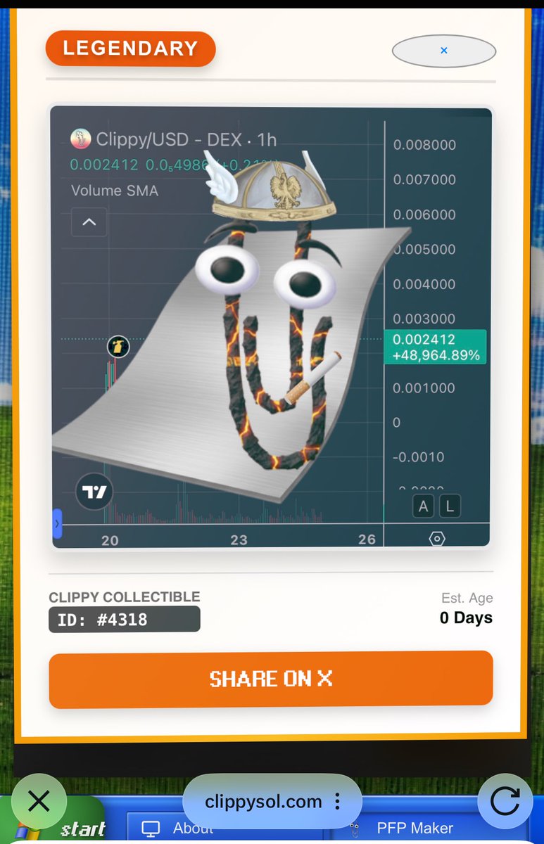 MindsetMotion3's tweet image. Just made my new PFP with the new website update! 

Try it out for yourself at Clippysol.com

It’s time we join forces and form the $Clippy Cult!

@kevanjatt