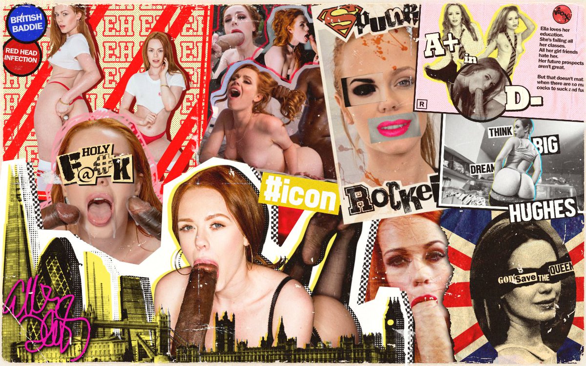 A Beautifully British Collage for a beautifully British Babe <a href="/hughesthatgurl/">Ella Hughes</a> ❤️💙🤍❤️💙🤍