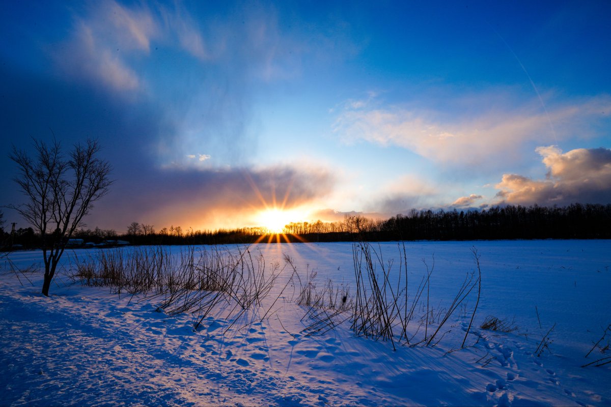 cnut1632's tweet image. 冬の北海道も綺麗ですね。寒いけど。
夕陽と氷の中に浮かぶアイスバブル良かったです。
#北海道 #sunset #icebubble #雪