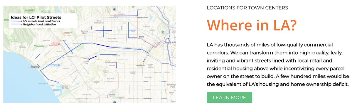 One especially ripe target: the "thousands of miles of low-quality commercial corridors" in L.A. targeted for pedestrian-oriented redevelopment by <a href="/LCI_LA/">Livable Communities Initiative</a>.

/4

livablecommunitiesinitiative.org