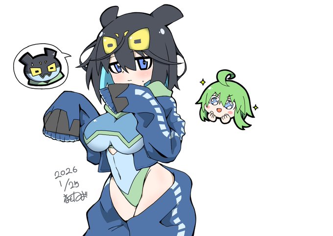 お絵描き うちの子ヒポタス