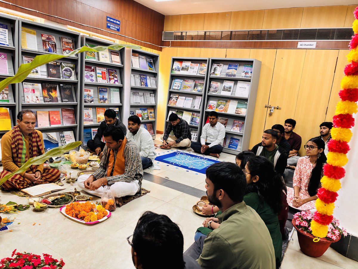 BPCL_NITR's tweet photo. Some snaps of the Vasant Panchami celebrations at Biju Patnaik Central Library, NIT Rourkela https://t.co/EewnXFksY3