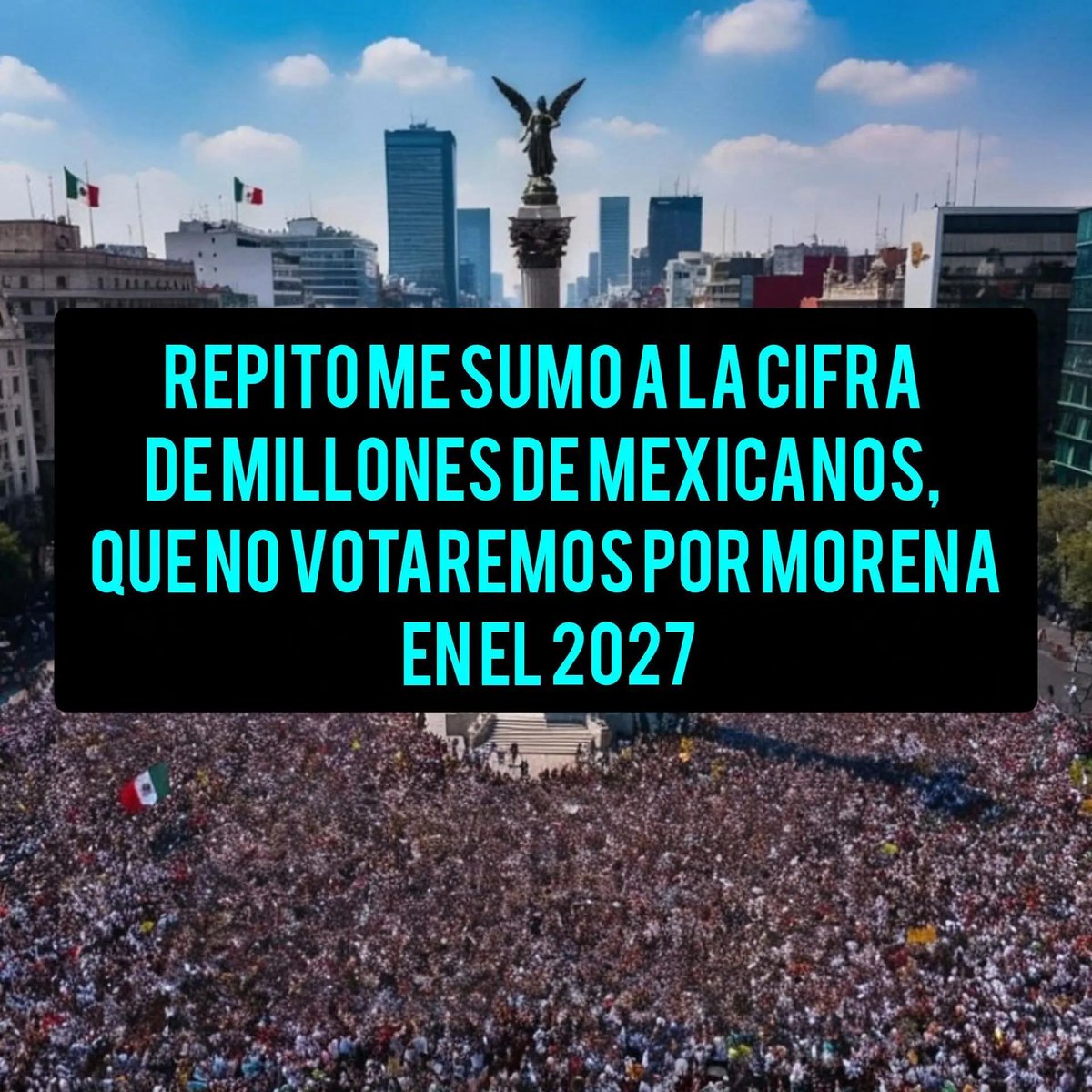 Yo <a href="/ryo_hermoso/">Ryo 💞</a> estoy en la cifra de MILLONES DE MEXICANOS QUE NO VOTAREMOS POR MORENA EN 2027.🥳

Quien se une ? 👇🙋🏼‍♀️