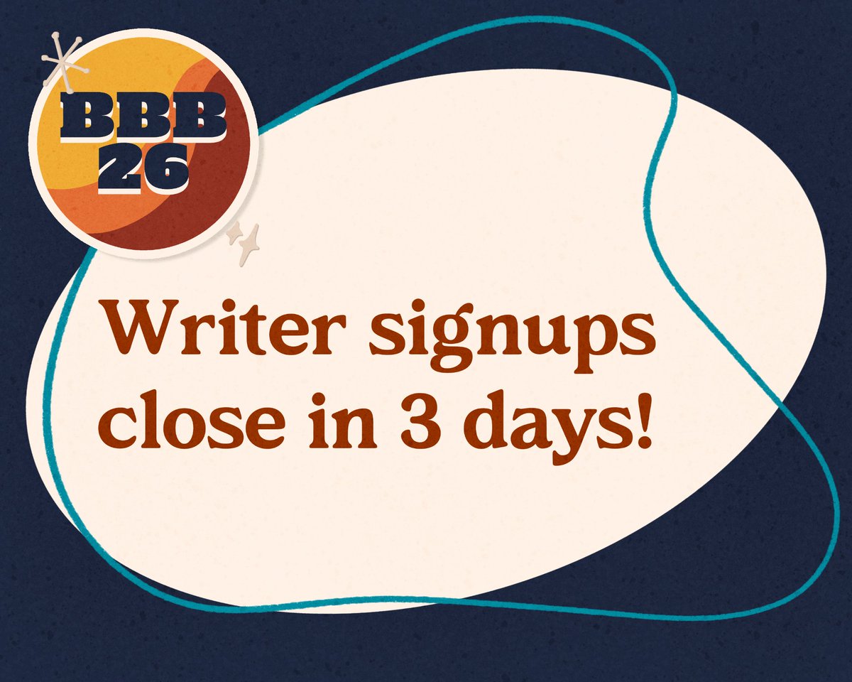 Just three days left to join the challenge as a writer! Additional info and sign up available here: 
linktr.ee/bandombigbang2…