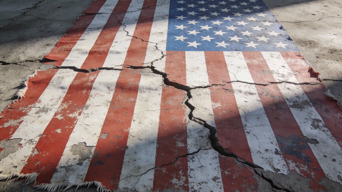 ArmstrongEcon's tweet image. The Great Divide is no longer theoretical. You now have two Americas that hate each other’s guts, with no shared values and no common ground. That is how nations slip into civil war.