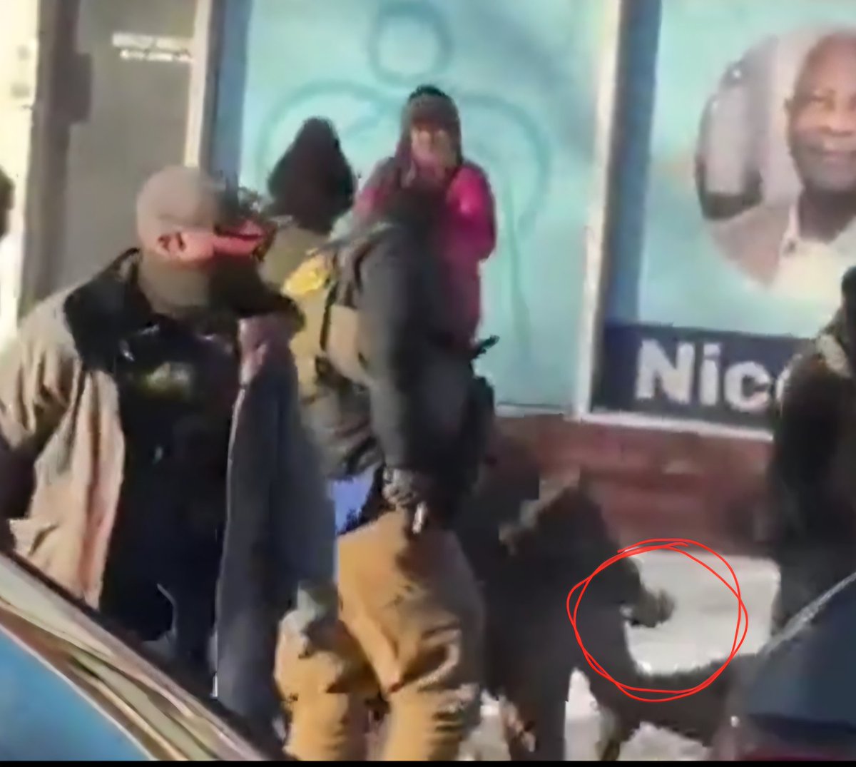 <a href="/EthanLucas_com/">Ethan Lucas</a> <a href="/JackPosobiec/">Jack Posobiec</a> In the split second of the moment, with fragmented information, stress, and his non compliance, tell me exactly what he was holding here as he swung his right arm around? Remember, you have hindsight freeze frame video info that agents did not....