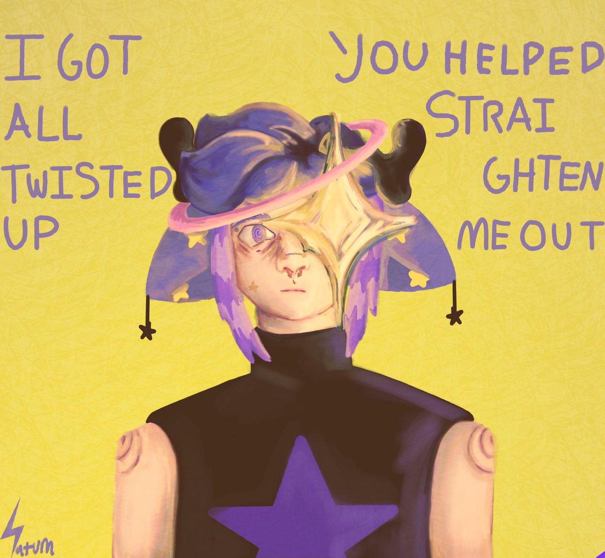 I Got All Twisted Up
You Help Straighten Me Out
✮
#ocart #oc #originalcharacter #originalcharacterart