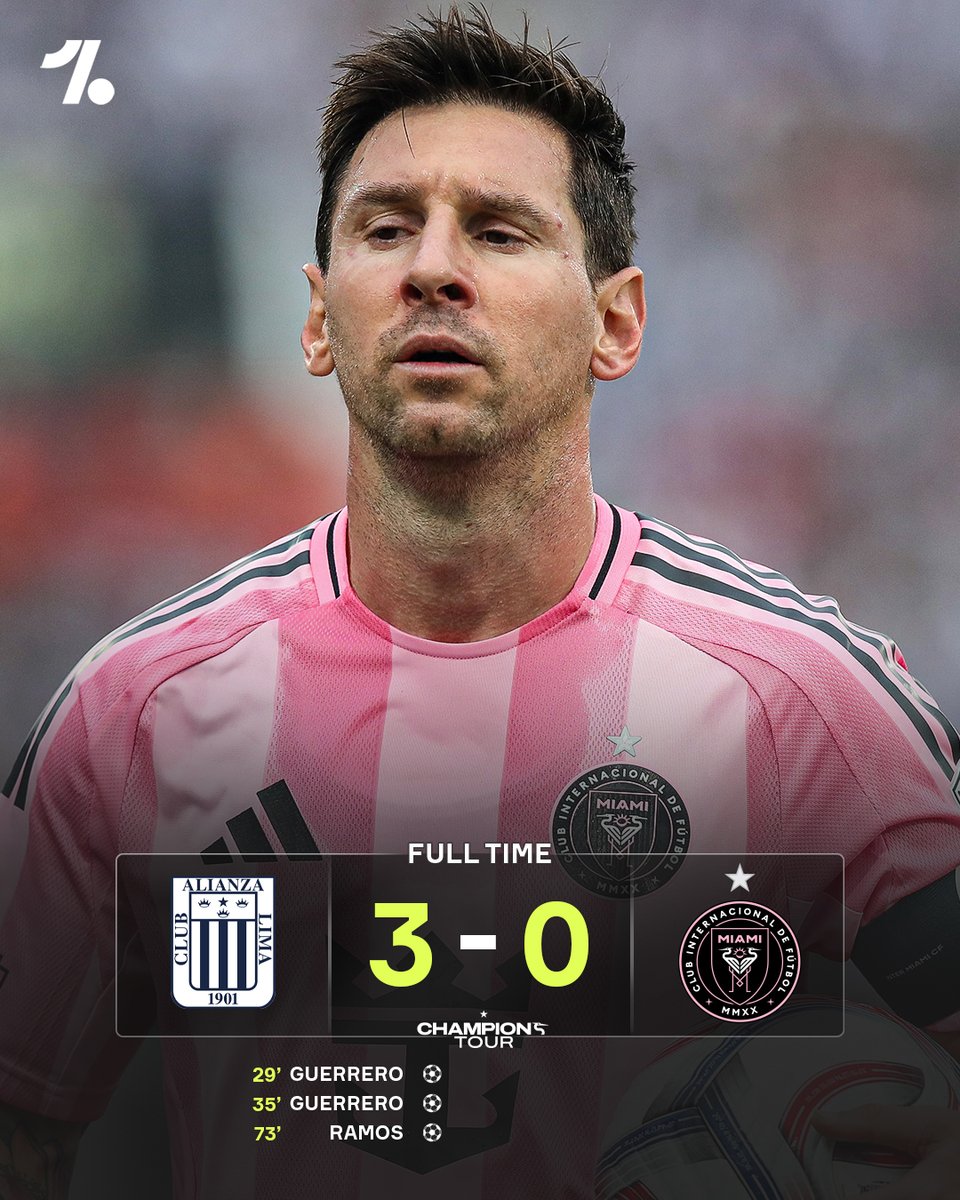 Alianza Lima secure the win over Inter Miami CF in the Champions Tour 👀