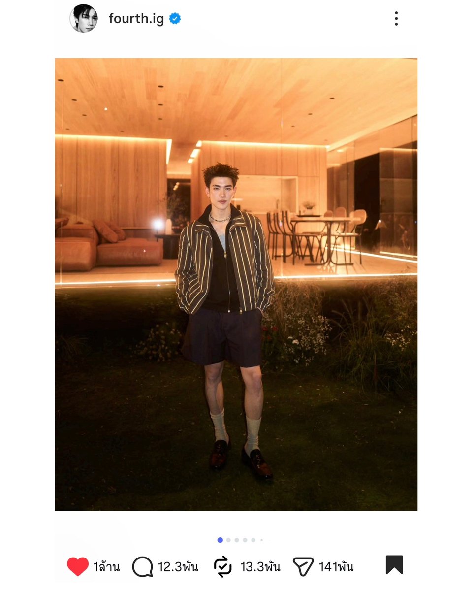 ditimine's tweet image. Finally 1M คัมแบค 

พวกเราทำได้ เก่งกันมากๆ นับเป็น post ที่ 29 ของน้องแล้ว ไปต่อเอาอีกๆ เหลืออีกแค่ไม่กี่ชม. 💪💪❤️‍🔥❤️‍🔥

#LVMENFW26xFOURTH #LVMenFW26 
#LouisVuitton #Fourthnattawat