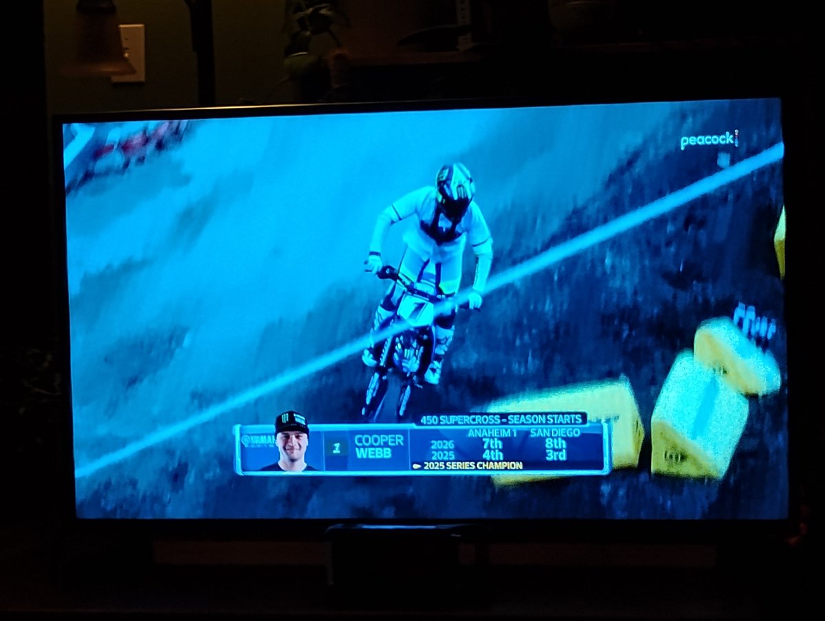 PratherForNC's tweet image. The sleet has started. Why be out on the dangerous roads when you can hunker down and watch a North Carolina boy race SMX instead? #stayhome