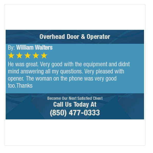 Our mission? Repairing garage doors and delivering smiles to your doorstep.

Pensacola Overhead Door &amp; Operator
Garage Door Repairs in Pensacola
bit.ly/2N2MybW
