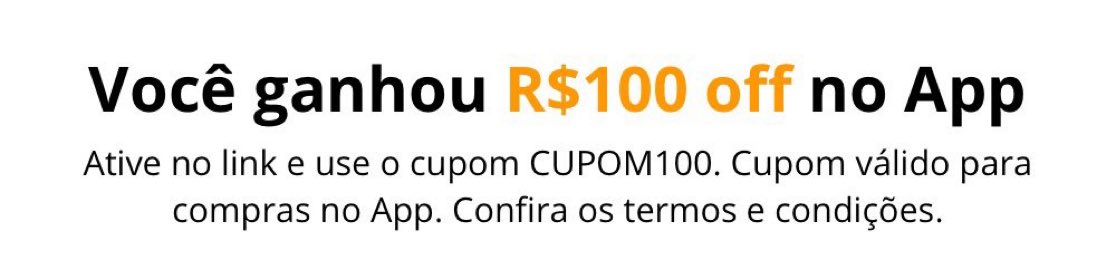 CalangoPromos's tweet image. CUPOM DE R$100 NA AMAZON! 🔥

Seja Prime, ative no link e use o cupom de desconto exclusivo da oferta Amazon!

Acesse aqui e aproveite código: CUPOM100
amzlink.to/az0BbhvCLkhXc

Seja Prime 30 dias GRÁTIS:
amzlink.to/az0VNMvDU0TpB