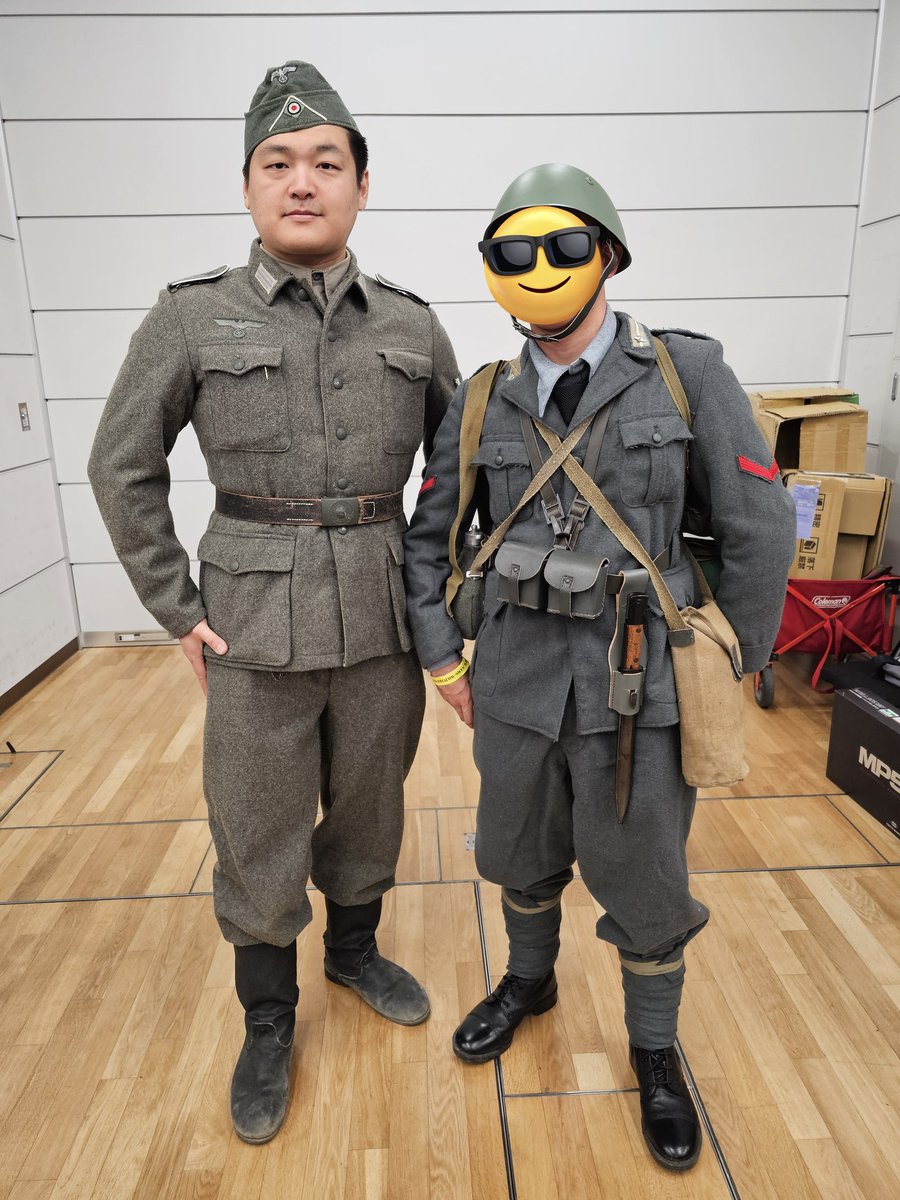 info059's tweet image. 이탈리아군@donguriJASDF 씨와의 만남 멋지게 소화해서 사진에는 찍히지 않았지만 토니스터까지 풀세트로 참가하신 모습 멋집니다. イタリア軍@donguriJASDFさんとの出会い 素敵に着こなして写真には写っていませんが トニースターまでフルセットで参加された姿 素敵です