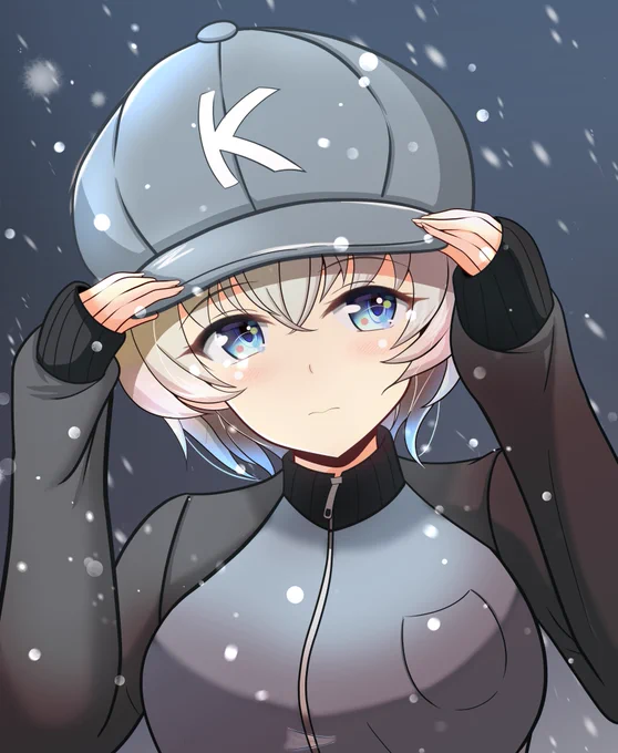 雪の日のヨウコさんで(⁠*⁠'⁠ω⁠`⁠*⁠) #あなたの描いた冬少女を見せて