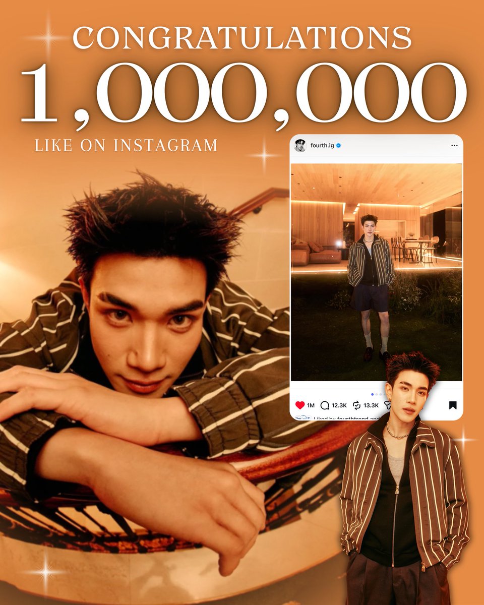 Fourth_Fashion's tweet image. — Congratulations 1 Million likes on IG 🥳

1 million โพสต์แรกของ #LVMenFW26 มาแล้ว เก่งมาก ๆ เลย🥰👏🏻✨

FOURTH LV FRONT ROW PFW26
#LVMENFW26xFOURTH
#LouisVuitton #Fourthnattawat