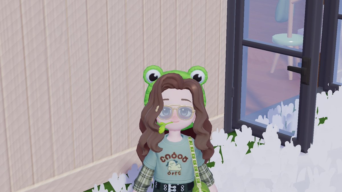 minha personagem em heartopia sendo emgual eu na vida real