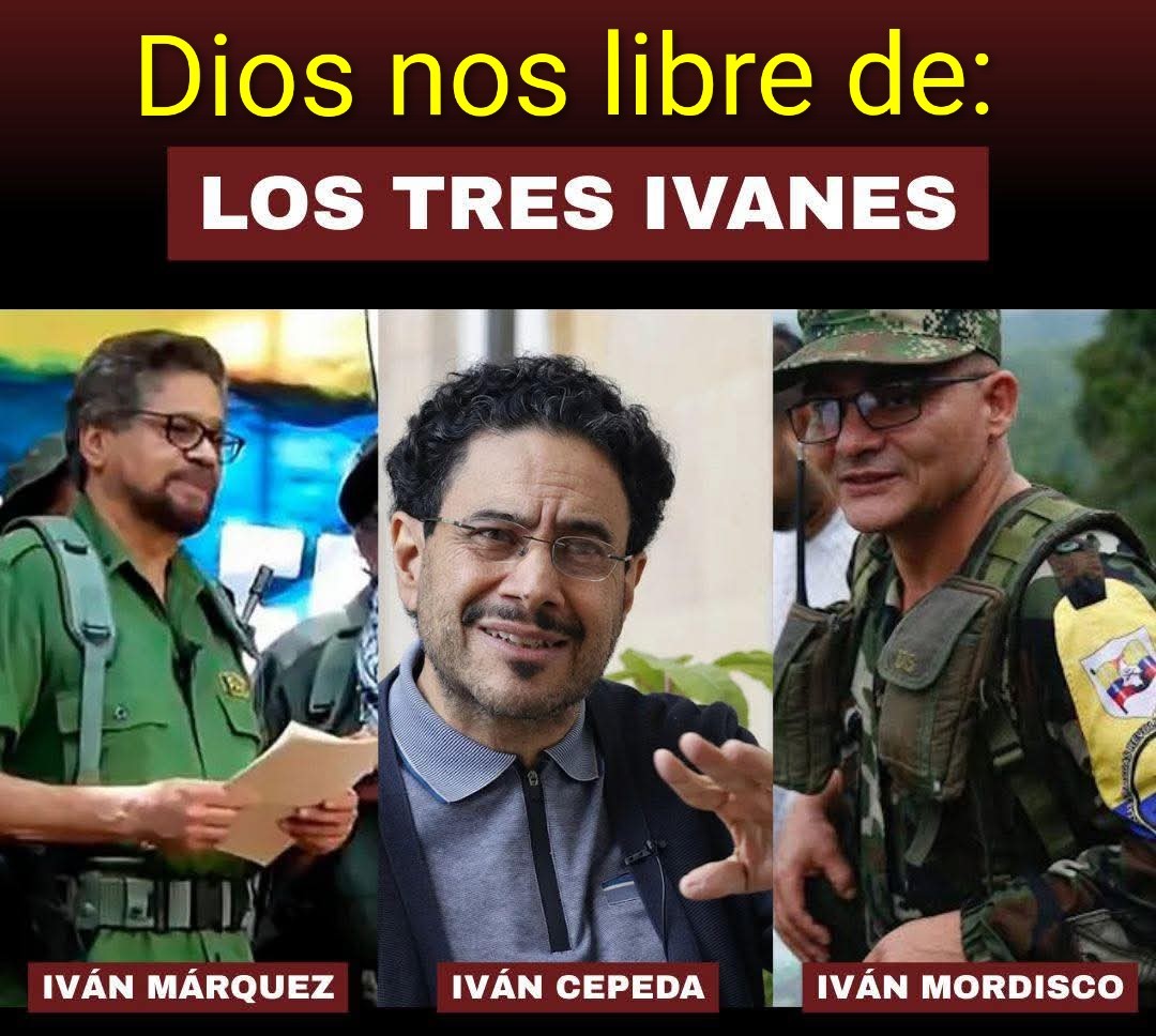 PuertaRestrepo4's tweet image. #VotarCepedaEsElegirFarcYComunismo 
#OjoColombia2026 con #CepedaHerederoFarc 
Si no quieres más de lo mismo, no votes #Cepeda o #Petrismo ... ojo con @IvanCepedaCast