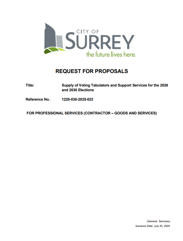 HayzeeUnscript's tweet photo. 🧨BC Elections - Surrey, BC Exposed 

The Procurement for 2026 and 2030 elections 

Vendors were directly instructed to access a secure portal for election contracts for 2026 and 2030 tabulators.

The login and password were printed directly inside the official procurement document.

No meaningful protections. No clear transparency.
Critical details routed through a vendor-only system instead of public disclosure.

So the question is simple:

Why is the public excluded from the system that decides election infrastructure? 

And why was this portal hidden from visibility but not secured with the same rigor?

This becomes more concerning as the thread unfolds 

/2