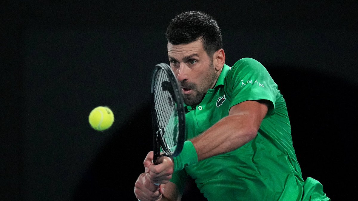 CGTNSportsScene's tweet image. 🎾🤩An even 400 in Grand Slams and 102 at the #AustralianOpen. #NovakDjokovic just keeps setting tennis records.

🇷🇸💪The 24-time major winner became the first player to reach 400 wins in #GrandSlam singles when he beat Botic van de Zandschulp 6-3, 6-4, 7-6 (4) on Saturday night.