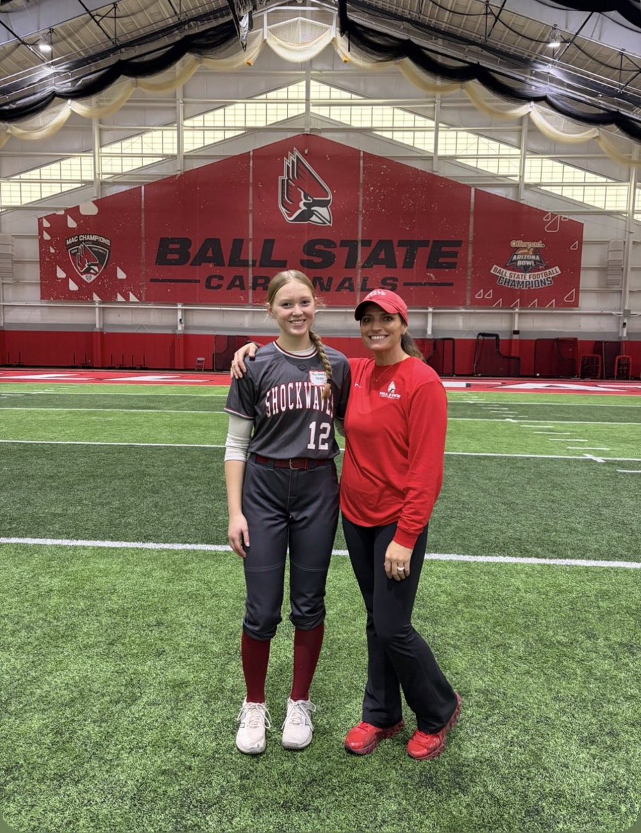 macdelph2027's tweet photo. I had a great time at the @BallStateSB camp today! I enjoyed working with the players and coaches and learning new things to add to my game! Thanks to everyone who helped out today!
@CoachPena_BSU https://t.co/c1m5kLdk8x